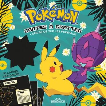 Couverture du livre « Cartes a gratter pokedex » de The Pokemon Company aux éditions Les Livres Du Dragon D'or