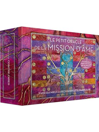 Couverture du livre « Le petit oracle de la mission d'âme » de Vanessa Mielczareck et Brigitte Barberane aux éditions Contre-dires