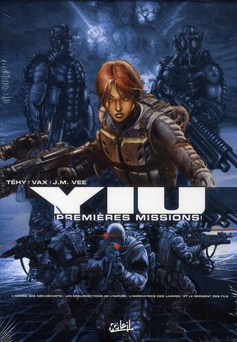 Couverture du livre « Yiu, premières missions ; coffret t.1 à t.4 » de Vee et Tehy et Vax aux éditions Soleil