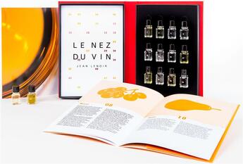 Couverture du livre « Le nez du vin : vins blancs ; 12 arômes » de Jean Lenoir aux éditions Jean Lenoir