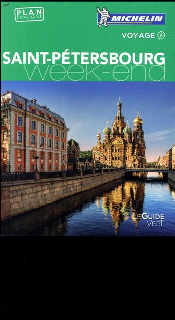 Couverture du livre « Guide vert week-end saint petersbourg » de Collectif Michelin aux éditions Michelin