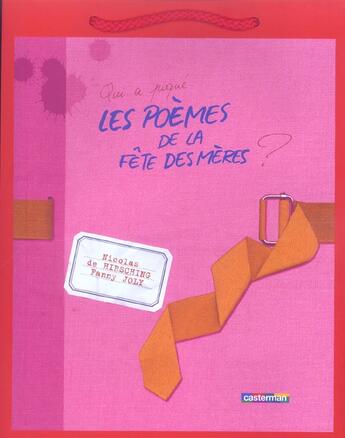 Couverture du livre « Qui a pique les poemes (nouvelle edition) » de Joly/Hirsching (De) aux éditions Casterman