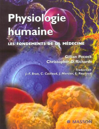 Couverture du livre « Physiologie humaine » de Pocock Gillian aux éditions Elsevier-masson