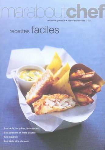 Couverture du livre « Recettes Faciles » de Acp aux éditions Marabout