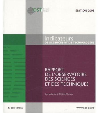 Couverture du livre « Science et technologie 2008 » de Ostenc/Michel aux éditions Economica