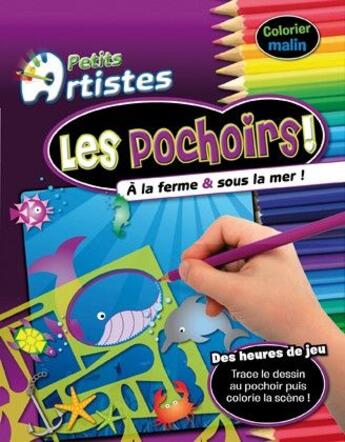 Couverture du livre « Les pochoirs ; petits artistes » de  aux éditions Cerise Bleue