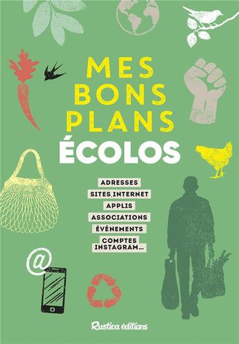 Couverture du livre « Mes bons plans écolos » de  aux éditions Rustica