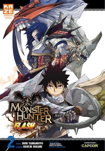 Couverture du livre « Monster hunter flash Tome 2 » de Keiichi Himaki et Shin Yamamoto aux éditions Crunchyroll