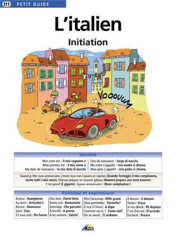 Couverture du livre « L'italien initation » de  aux éditions Aedis