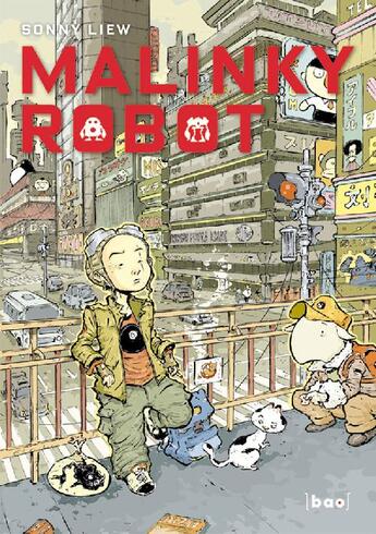 Couverture du livre « Malinky robot » de Sonny Liew aux éditions Paquet