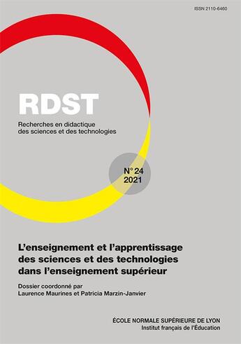 Couverture du livre « L'enseignement et l'apprentissage des sciences et des technologies dans l'enseignement supérieur » de  aux éditions Ens Lyon