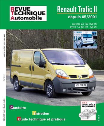 Couverture du livre « Tap n 412 renault trafic ii depuis 05/2001 » de Etai aux éditions Etai