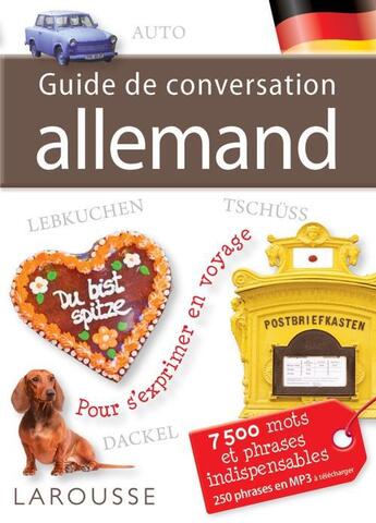 Couverture du livre « Guide de conversation allemand » de  aux éditions Larousse