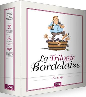 Couverture du livre « La trilogie bordelaise ; COFFRET T.1 A T.3 ; Robert Parker ; dico vino ; les caves du CAC40 » de Philippe Bercovici et Benoist Simmat aux éditions 12 Bis