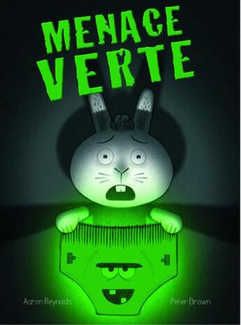 Couverture du livre « Menace verte ! » de Peter Brown et Aaron Reynolds aux éditions Editions Du Genevrier
