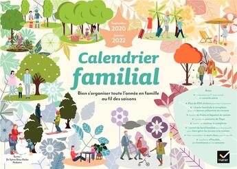 Couverture du livre « Calendrier familial ; bien s'organiser toute l'année en famille au fil des saisons » de Aurelia Stephanie Bertrand et Kathleen Maurand Soler aux éditions Hatier