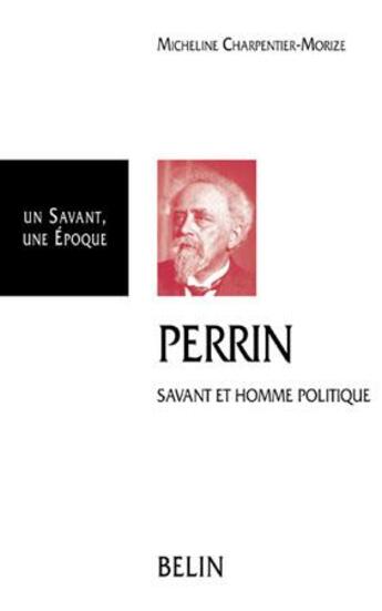 Couverture du livre « Jean perrin » de Charpentier aux éditions Belin