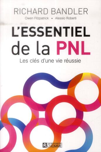 Couverture du livre « L'essentiel de la PNL » de Richard Bandler et Owen Fitzpatrick et Alessio Roberti aux éditions Editions De L'homme