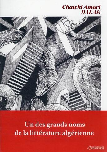 Couverture du livre « Balak » de Chawki Amari aux éditions L'observatoire