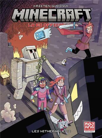 Couverture du livre « Minecraft : la BD officielle : wither without you » de Kristen Gudsnuk aux éditions Panini