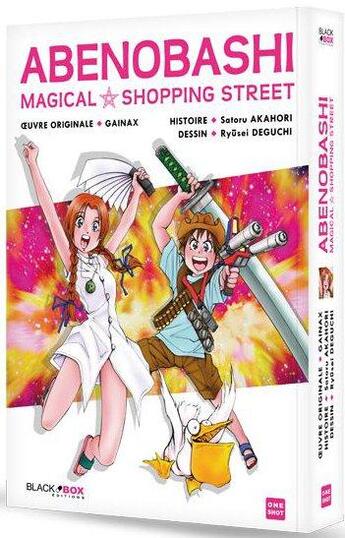 Couverture du livre « Abenobashi magical shopping street ; intégrale » de Satoru Akahori et Ryusei Deguchi aux éditions Black Box