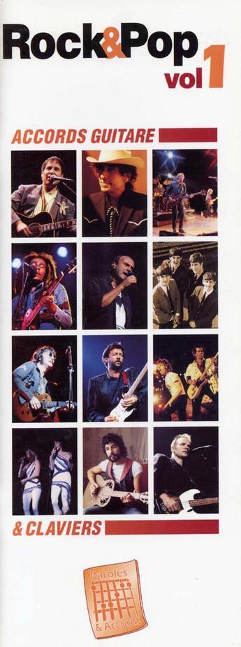 Couverture du livre « Rock & pop t.1 ; piano/chant/guitare » de Russ Shipton aux éditions Id Music