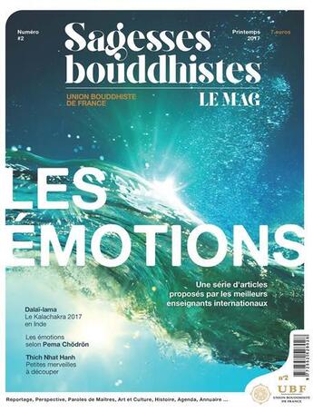 Couverture du livre « Sagesses bouddhistes : les emotions » de  aux éditions Ubf