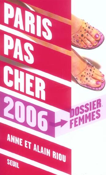 Couverture du livre « Paris Pas Cher 2006 » de Alain Riou aux éditions Seuil