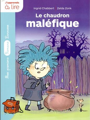 Couverture du livre « Un sorcier à l'école ; le chaudron maléfique » de Ingrid Chabbert aux éditions Larousse