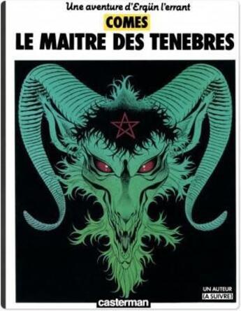 Couverture du livre « Le maitre des tenebres » de Comes aux éditions Casterman