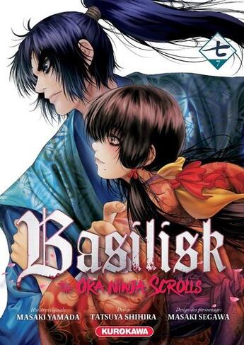 Couverture du livre « Basilisk - the ôka ninja scrolls Tome 7 » de Tatsuya Shihira et Masaki Segawa et Masaki Yamada aux éditions Kurokawa