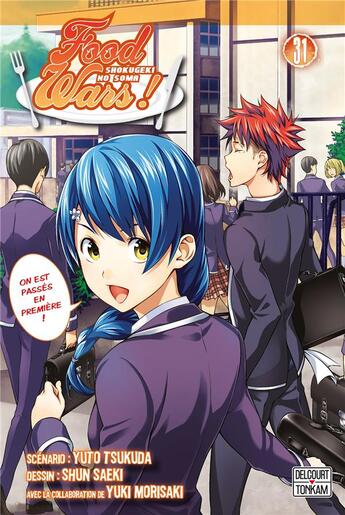 Couverture du livre « Food wars ! Tome 31 » de Yuki Morisaki et Yuto Tsukuda et Shun Saeki aux éditions Delcourt