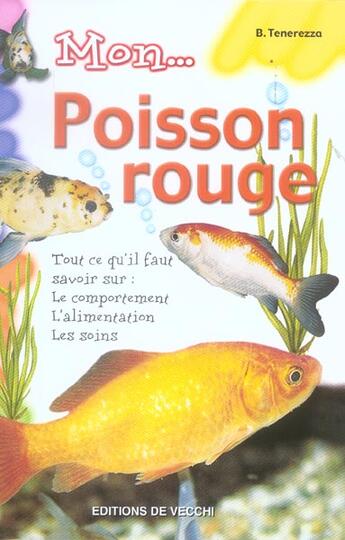 Couverture du livre « Mon... poisson rouge » de Tenerezza aux éditions De Vecchi