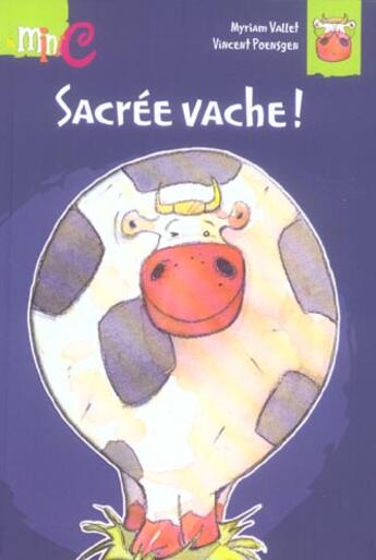 Couverture du livre « Sacree Vache » de Vallet Myriam aux éditions Hemma