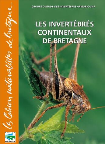 Couverture du livre « Les invertébrés continentaux de Bretagne » de  aux éditions Biotope