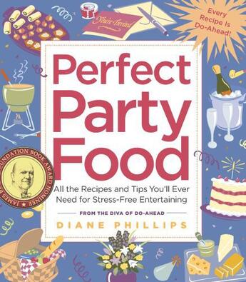 Couverture du livre « Perfect Party Food » de Phillips Diane aux éditions Harvard Common Press