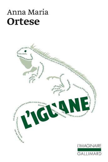 Couverture du livre « L'iguane » de Anna Maria Ortese aux éditions Gallimard