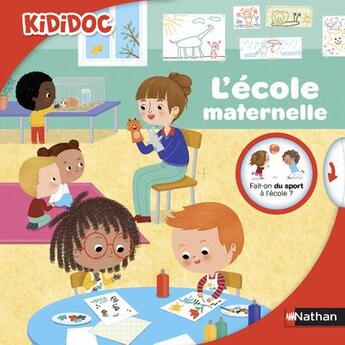 Couverture du livre « L'école maternelle » de Didier Levy et Coline Citron aux éditions Nathan