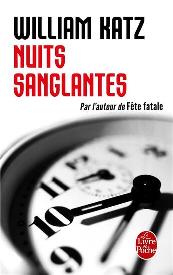 Couverture du livre « Nuits sanglantes » de William Katz aux éditions Le Livre De Poche