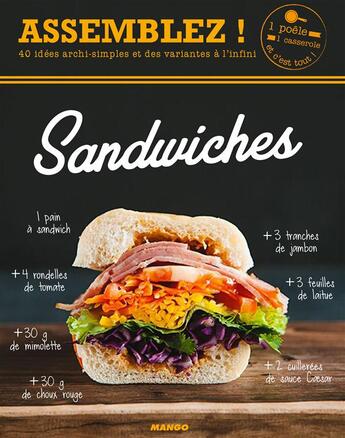 Couverture du livre « Sandwichs » de Isabelle Brancq aux éditions Mango