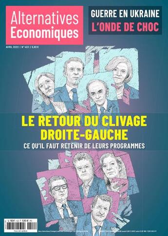 Couverture du livre « Mensuel - n 422 avril 2022 » de  aux éditions Alternatives Economiques