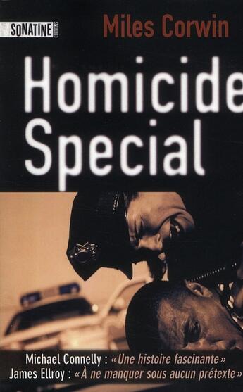 Couverture du livre « Homicide special » de Miles Corwin aux éditions Sonatine