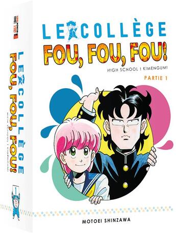 Couverture du livre « Le collège fou, fou, fou : coffret vol.1 : Tomes 1 à 10 » de Motoei Shinzawa aux éditions Idp Home Video