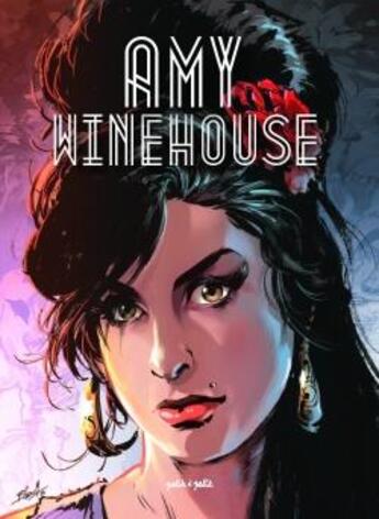 Couverture du livre « Amy Winehouse en BD » de Tony Lourenco et Elsa Gambin aux éditions Petit A Petit