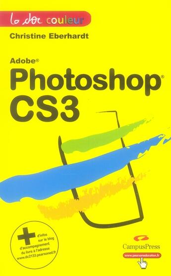 Couverture du livre « Photoshop CS3 doc couleur » de Eberhardt Christrine aux éditions Pearson