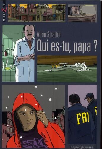 Couverture du livre « Qui es-tu, papa ? » de Allan Stratton aux éditions Bayard Jeunesse