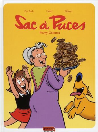 Couverture du livre « Sac à puces Tome 8 ; Mamy Galettes » de Falzar et Zidrou et De Brab aux éditions Dupuis