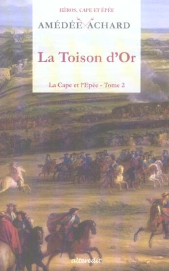 Couverture du livre « Toison d or (la) » de Amédée Achard aux éditions Alteredit