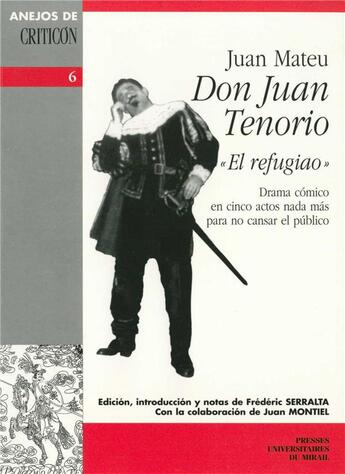 Couverture du livre « Don juan tenorio el refugiao » de Mateu J aux éditions Pu Du Midi