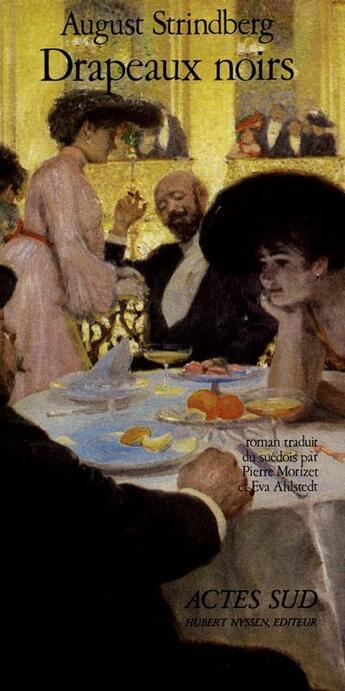 Couverture du livre « Drapeaux noirs » de August Strindberg aux éditions Actes Sud